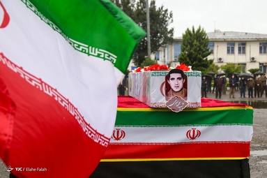 مراسم تشییع پیکر شهید «سید فاضل مدنی» و شهید «محمود حسرتی»
