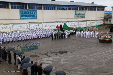 مراسم تشییع پیکر شهید «سید فاضل مدنی» و شهید «محمود حسرتی»