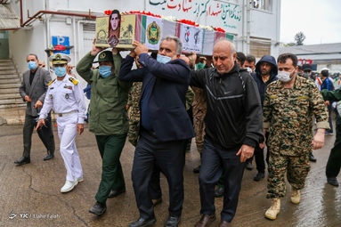مراسم تشییع پیکر شهید «سید فاضل مدنی» و شهید «محمود حسرتی»