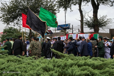 مراسم تشییع پیکر شهید «سید فاضل مدنی» و شهید «محمود حسرتی»