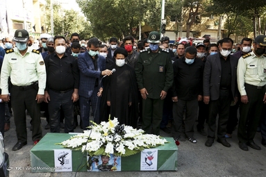 تشییع پیکر مطهر شهید مدافع حرم « سید ظاهر هاشمی »