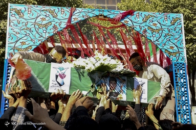 تشییع پیکر مطهر شهید مدافع حرم « سید ظاهر هاشمی »