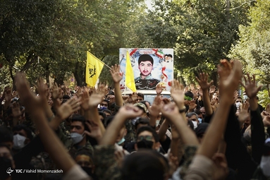 تشییع پیکر مطهر شهید مدافع حرم « سید ظاهر هاشمی »