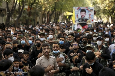 تشییع پیکر مطهر شهید مدافع حرم « سید ظاهر هاشمی »