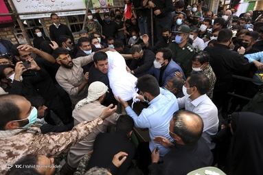 تشییع پیکر مطهر شهید مدافع حرم « سید ظاهر هاشمی »