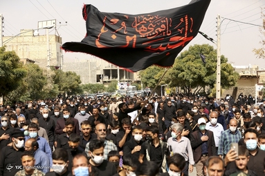 تشییع پیکر مطهر شهید مدافع حرم « سید ظاهر هاشمی »