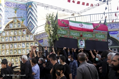 تشییع و خاکسپاری پیکر مطهر شهید « حسن یاوری » - یزد