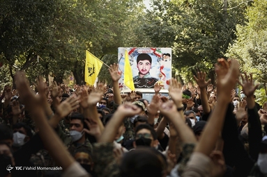 تشییع پیکر مطهر شهید مدافع حرم « سید ظاهر هاشمی » 