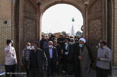 مراسم تشییع آیت الله تاکندی