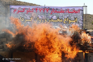 امحای ۵ تن مواد مخدر و روان‌گردان - کرج