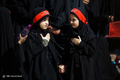 دسته عزاداری شهادت امام عسکری (ع) با حضور عزادارن اهل بیت - حرم حضرت معصومه (س)