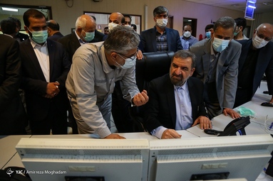 محسن رضایی معاون هماهنگی اقتصادی رییس جمهور در بازدید از طرح های صنعتی استان خوزستان