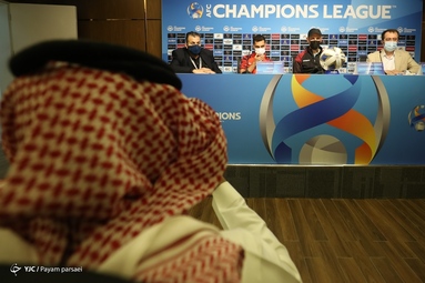 کنفرانس خبری و تمرین تیم پرسپولیس پیش از مرحله یک چهارم نهایی لیگ قهرمانان آسیا - ریاض