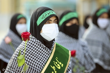صبحگاه مشترک نیروهای نظامی و انتظامی - مسجد جمکران