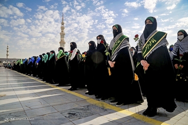 صبحگاه مشترک نیروهای نظامی و انتظامی - مسجد جمکران