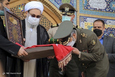 صبحگاه مشترک نیروهای نظامی و انتظامی - مسجد جمکران