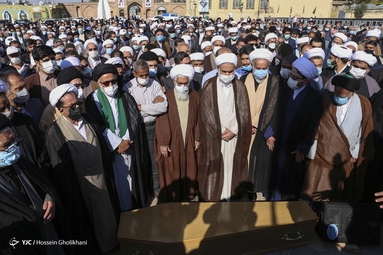 مراسم تشییع آیت الله تاکندی - قزوین 