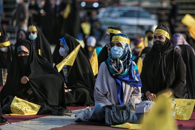 مراسم عید بیعت به مناسبت به امامت رسیدن امام زمان - میدان امام حسین  (ع)