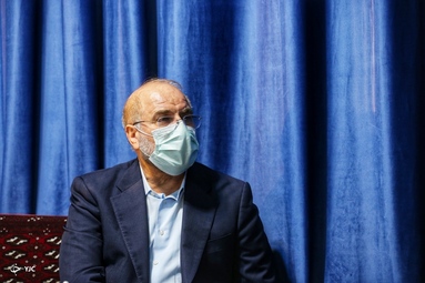 دیدار محمد باقر قالیباف رئیس مجلس شورای اسلامی با مراجع تقلید و علما در قم