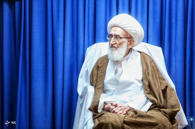دیدار محمد باقر قالیباف رئیس مجلس شورای اسلامی با مراجع تقلید و علما در قم