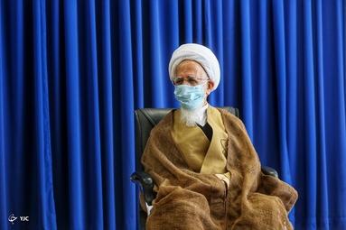 دیدار محمد باقر قالیباف رئیس مجلس شورای اسلامی با مراجع تقلید و علما در قم