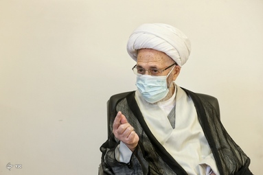 دیدار محمد باقر قالیباف رئیس مجلس شورای اسلامی با مراجع تقلید و علما در قم