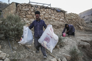 امداد رسانی گروه جهادی به روستاهای شهرستان اندیکا