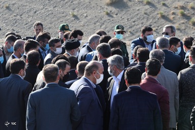 بازدید رییس جمهور از طرح شبکه آبیاری و زهکشی خداآفرین