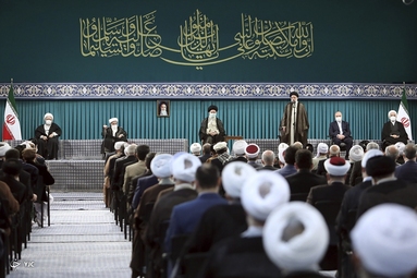 دیدار میهمانان کنفرانس بین‌المللی وحدت اسلامی با رهبر انقلاب اسلامی