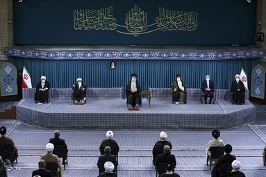 دیدار میهمانان کنفرانس بین‌المللی وحدت اسلامی با رهبر انقلاب اسلامی