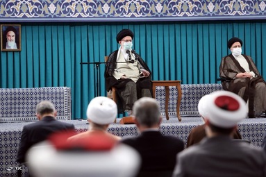 دیدار میهمانان کنفرانس بین‌المللی وحدت اسلامی با رهبر انقلاب اسلامی