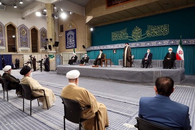 دیدار میهمانان کنفرانس بین‌المللی وحدت اسلامی با رهبر انقلاب اسلامی