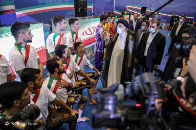 مراسم اهدای بازوبند پهلوانی سال ۱۴۰۰ و تجلیل از مدال آوران المپیک و پارالمپیک