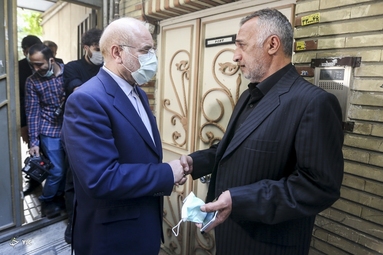 دیدار رئیس مجلس با خانواده شهید جمال محمدشاهی