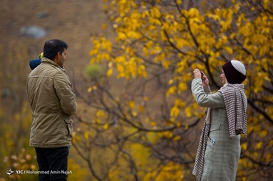 طبیعت پاییزی گنجنامه همدان