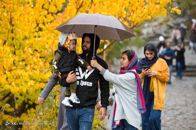 طبیعت پاییزی گنجنامه همدان