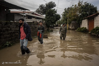 سیل و آبگرفتگی در بهنمیر - مازندران