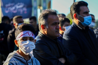 مراسم استقبال از خانواده شهید گمنام تازه احراز هویت شده شهرستان کردکوی «شهید فیض الله غضنفری»