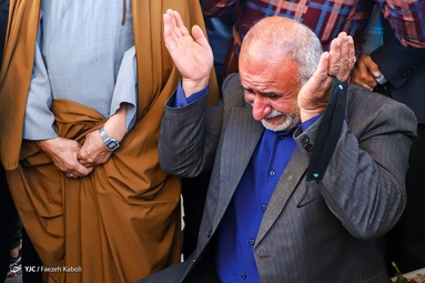 مراسم استقبال از خانواده شهید گمنام تازه احراز هویت شده شهرستان کردکوی «شهید فیض الله غضنفری»