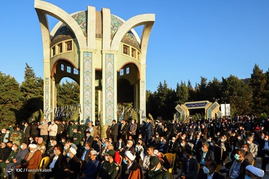 مراسم استقبال از خانواده شهید گمنام تازه احراز هویت شده شهرستان کردکوی «شهید فیض الله غضنفری»