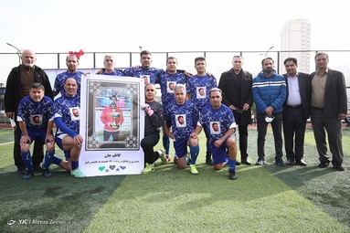بازی دربی تیم پیشکسوتان استقلال و پرسپولیس در فینال جام شهید طهرانی
