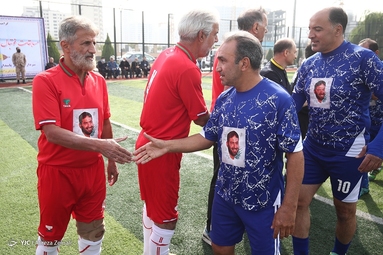 بازی دربی تیم پیشکسوتان استقلال و پرسپولیس در فینال جام شهید طهرانی