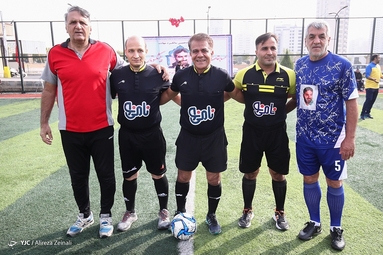 بازی دربی تیم پیشکسوتان استقلال و پرسپولیس در فینال جام شهید طهرانی