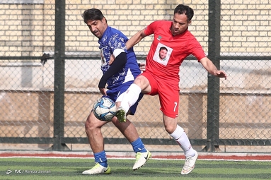 بازی دربی تیم پیشکسوتان استقلال و پرسپولیس در فینال جام شهید طهرانی
