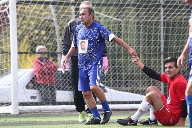 بازی دربی تیم پیشکسوتان استقلال و پرسپولیس در فینال جام شهید طهرانی