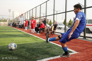 بازی دربی تیم پیشکسوتان استقلال و پرسپولیس در فینال جام شهید طهرانی