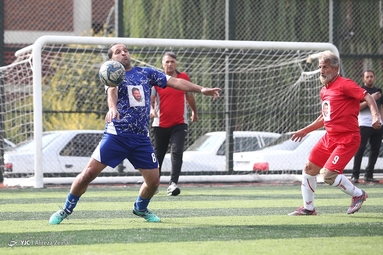 بازی دربی تیم پیشکسوتان استقلال و پرسپولیس در فینال جام شهید طهرانی