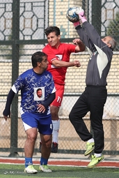 بازی دربی تیم پیشکسوتان استقلال و پرسپولیس در فینال جام شهید طهرانی