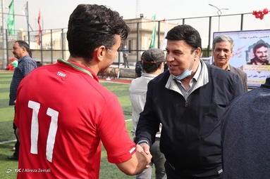 بازی دربی تیم پیشکسوتان استقلال و پرسپولیس در فینال جام شهید طهرانی