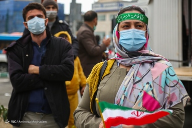 مراسم تشییع پیکر مطهر شهیده «فاطمه اسدی» پس از اقامه نماز جمعه امروز تهران